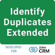 Identify Duplicates Extended for Zoho CRM